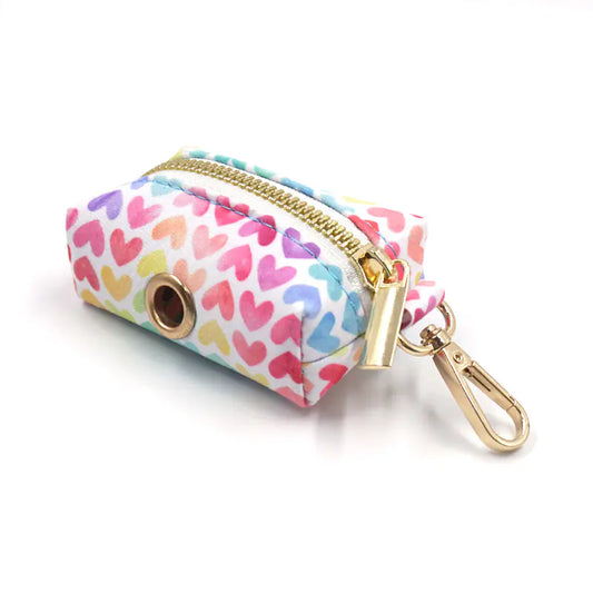 Conjunto de Coleira, Trela, Laço e bolsa para Sacos