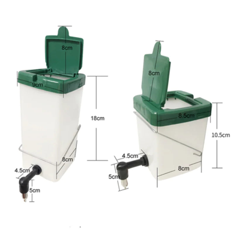 Dispensador Automático de Água para Coelhos